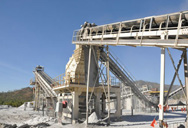 équipements de l'usine de minerai  